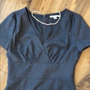 Banana Republic grey sheath dress